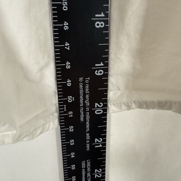 Gap Blouse Women's Medium White Long Sleeve Off the Shoulder 100% Cotton - Picture 11 of 11